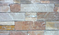 Rustic Almond Stacked Stone Panel